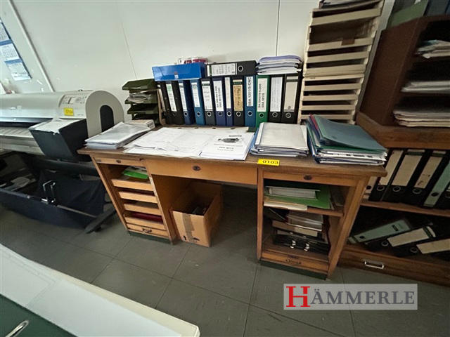Werkstattschreibtisch Holz